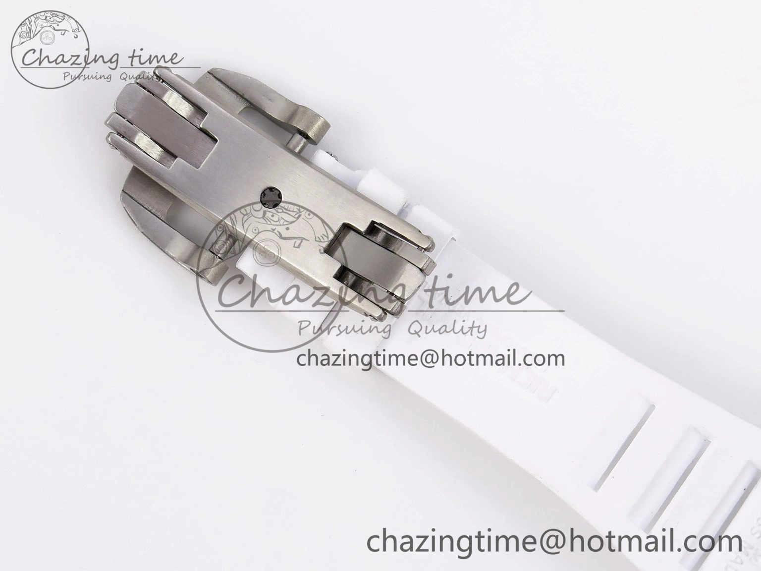 RM21-01 Tourbillon NTPT RMF Best Edition Skeleton Dial on White Rubber Strap Tailored 9322