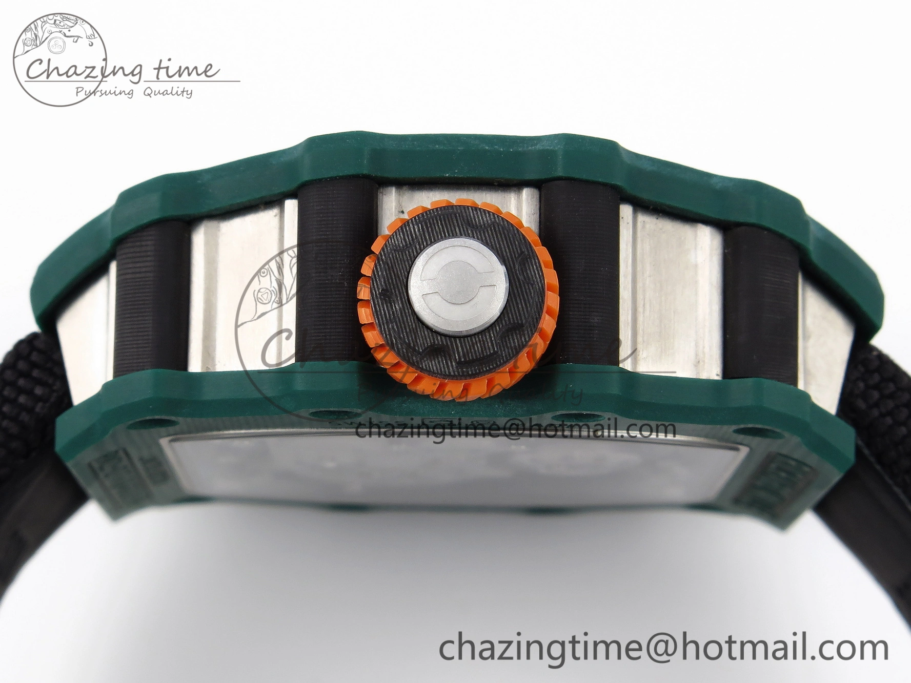 RM21-02 Tourbillon NTPT RMF Best Edition Skeleton Dial on Black Nylon Strap ZipUp 9335