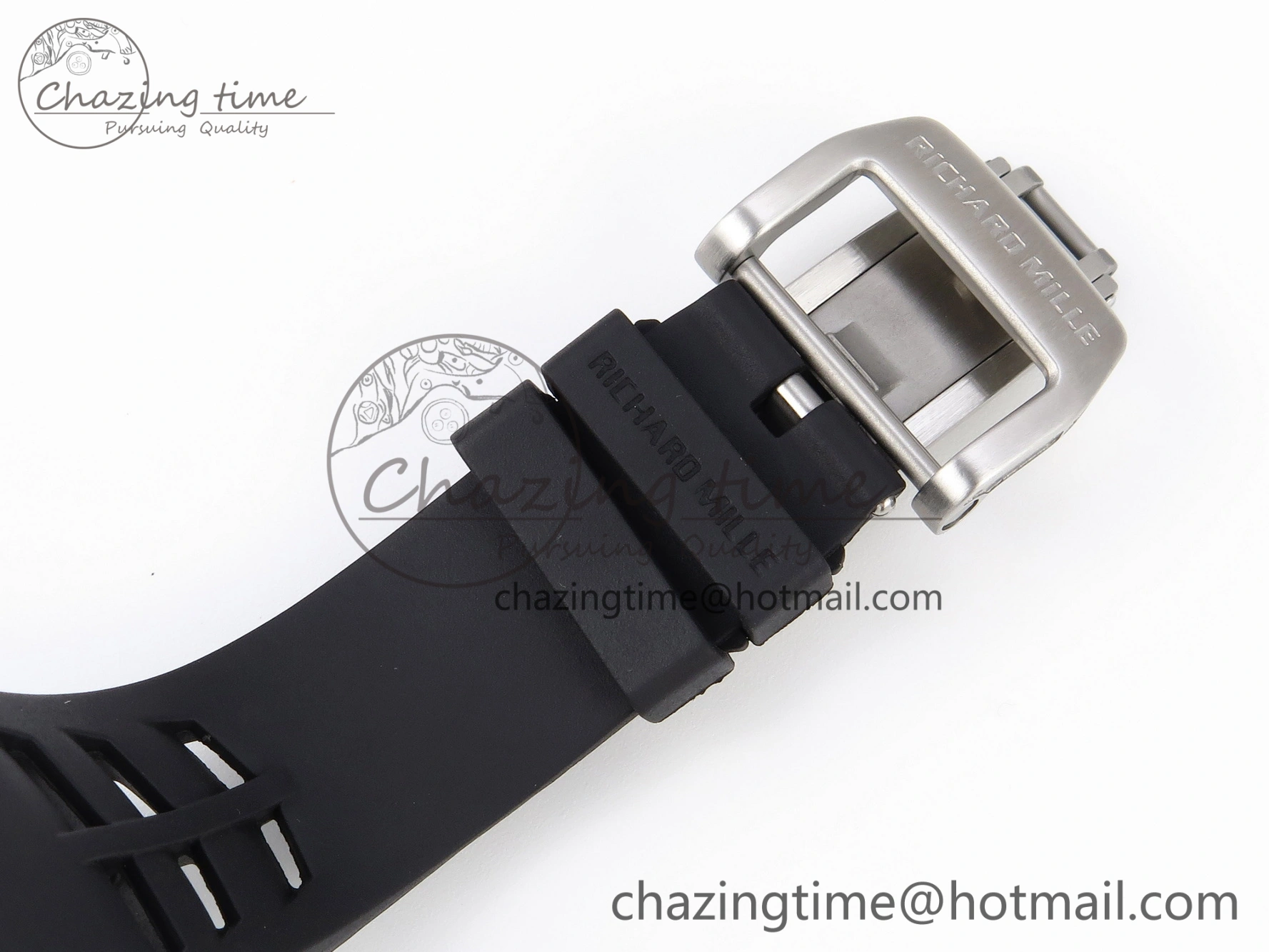 Sophisticated RM21-02 Tourbillon NTPT RMF Best Edition Skeleton Dial on Black Rubber Strap 9337