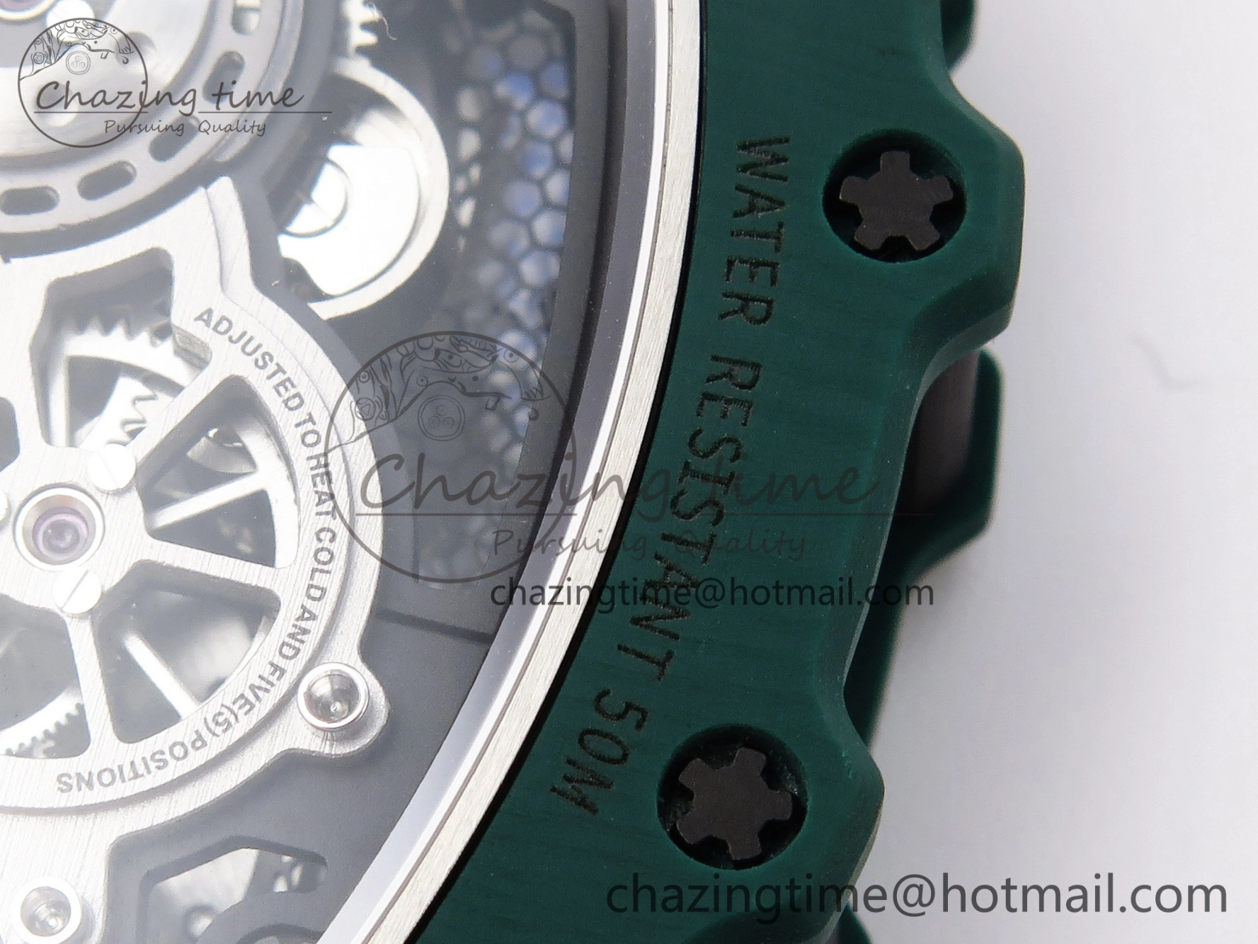 RM21-02 Tourbillon NTPT RMF Best Edition Skeleton Dial on Orange Nylon Strap Durable 9336