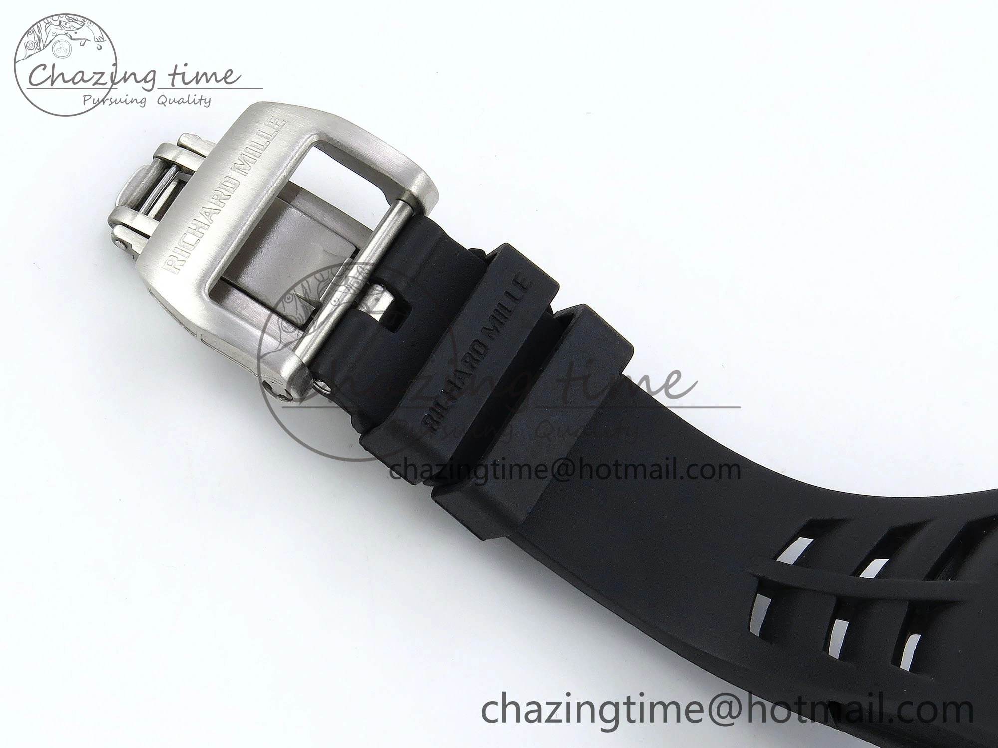 RM21-02 Tourbillon White Quartz Fiber Black Carbon RMF Best Edition on Black Rubber Strap SunProtective 9293