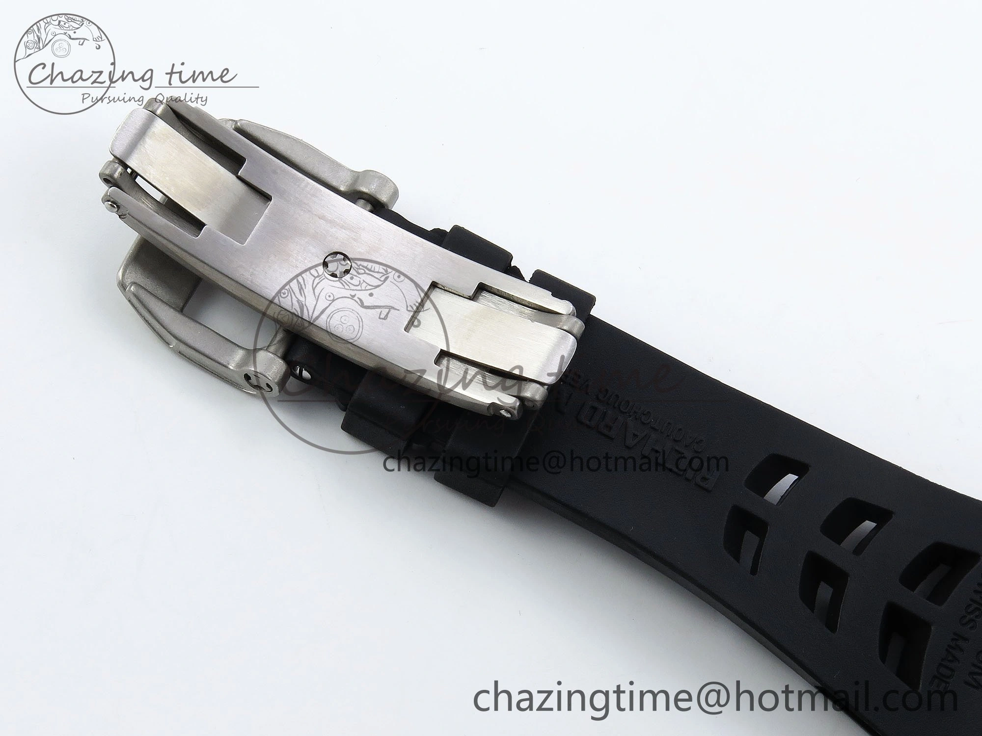 RM21-02 Tourbillon White Quartz Fiber Black Carbon RMF Best Edition on Black Rubber Strap SunProtective 9293