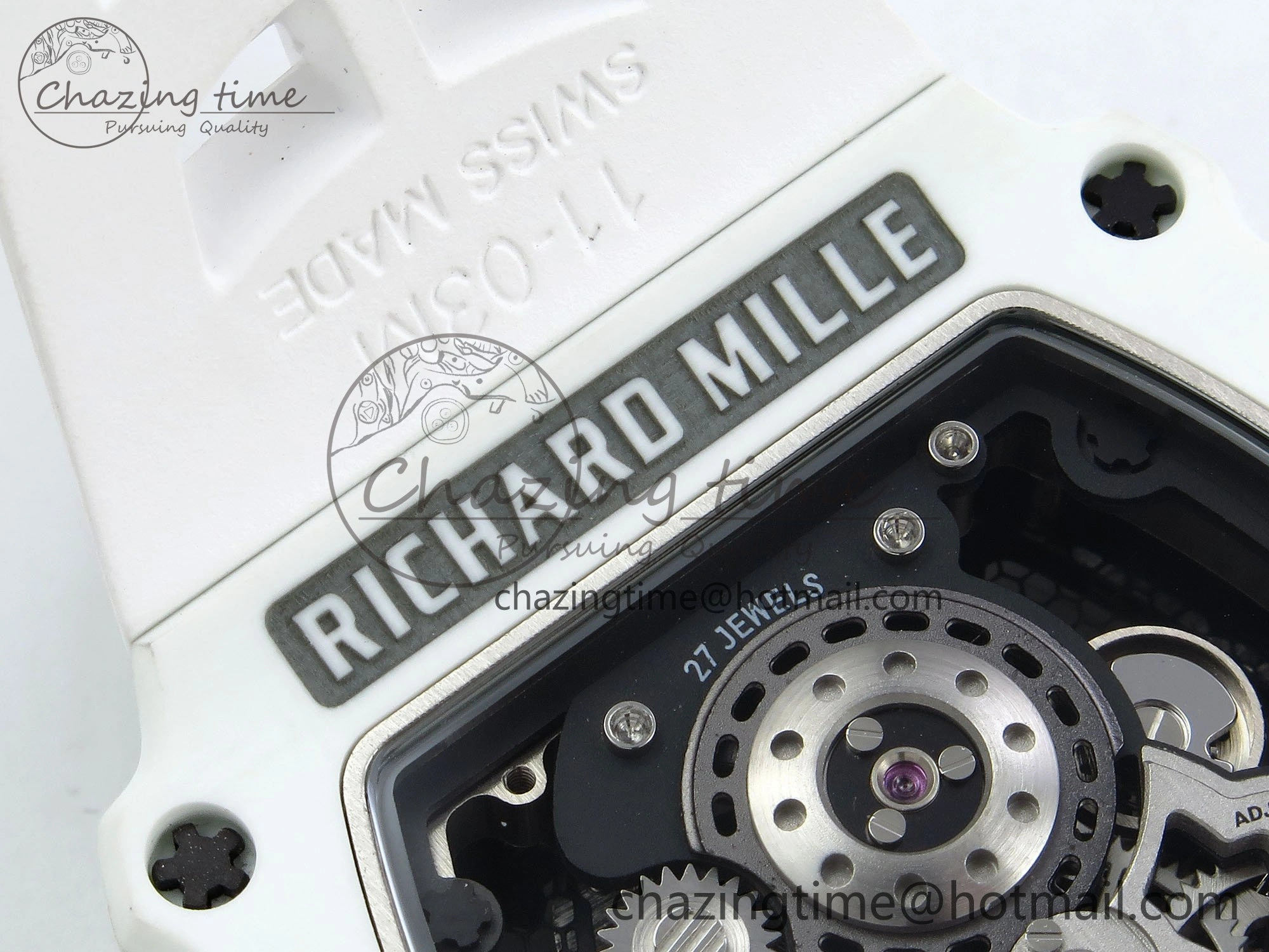 RM21-02 Tourbillon White Quartz Fiber Black Carbon RMF Best Edition on White Rubber Strap Bright 9292