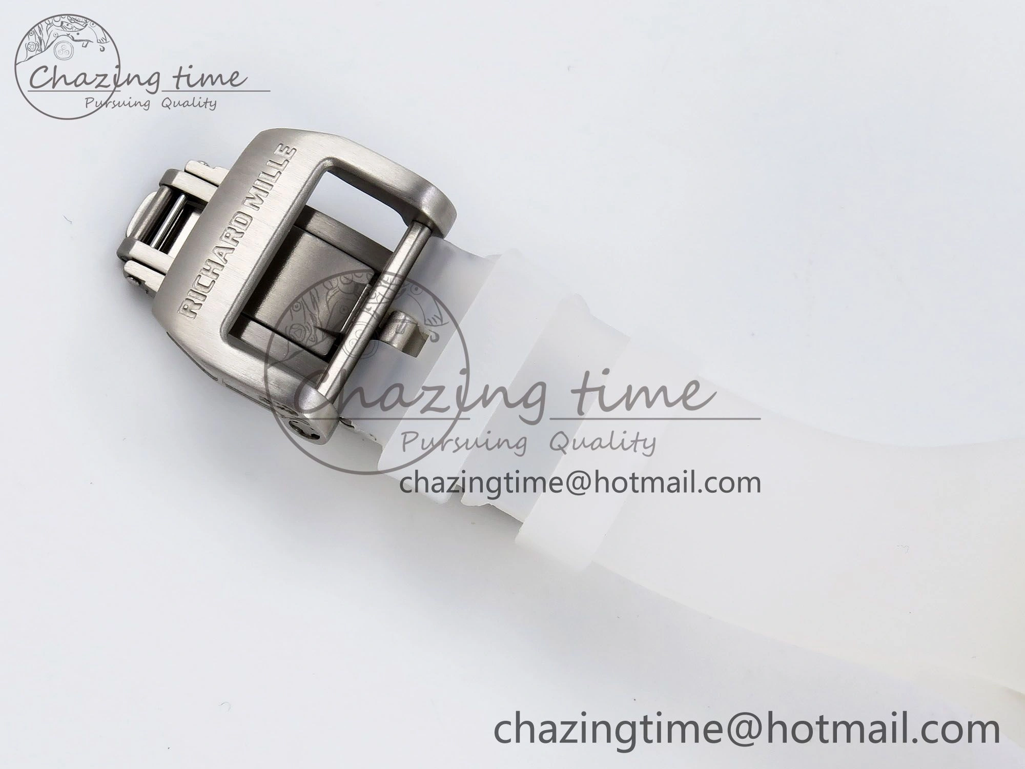 Affordable RM51 Transparent Tourbillon RMF Best Edition RG Tiger Dragon Dial on Transparent Rubber Strap 9287