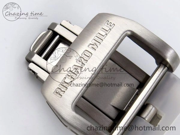 Affordable RM51 Transparent Tourbillon RMF Best Edition RG Tiger Dragon Dial on Transparent Rubber Strap 9287