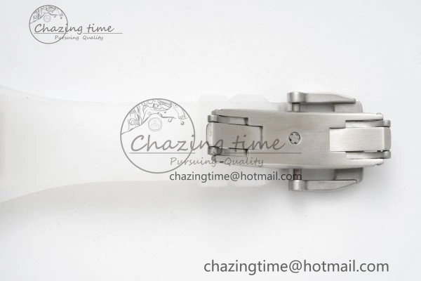 Sustainable RM56-01 Transparent Tourbillon RMF Best Edition Skeleton Dial on Transparent Rubber Strap 9375