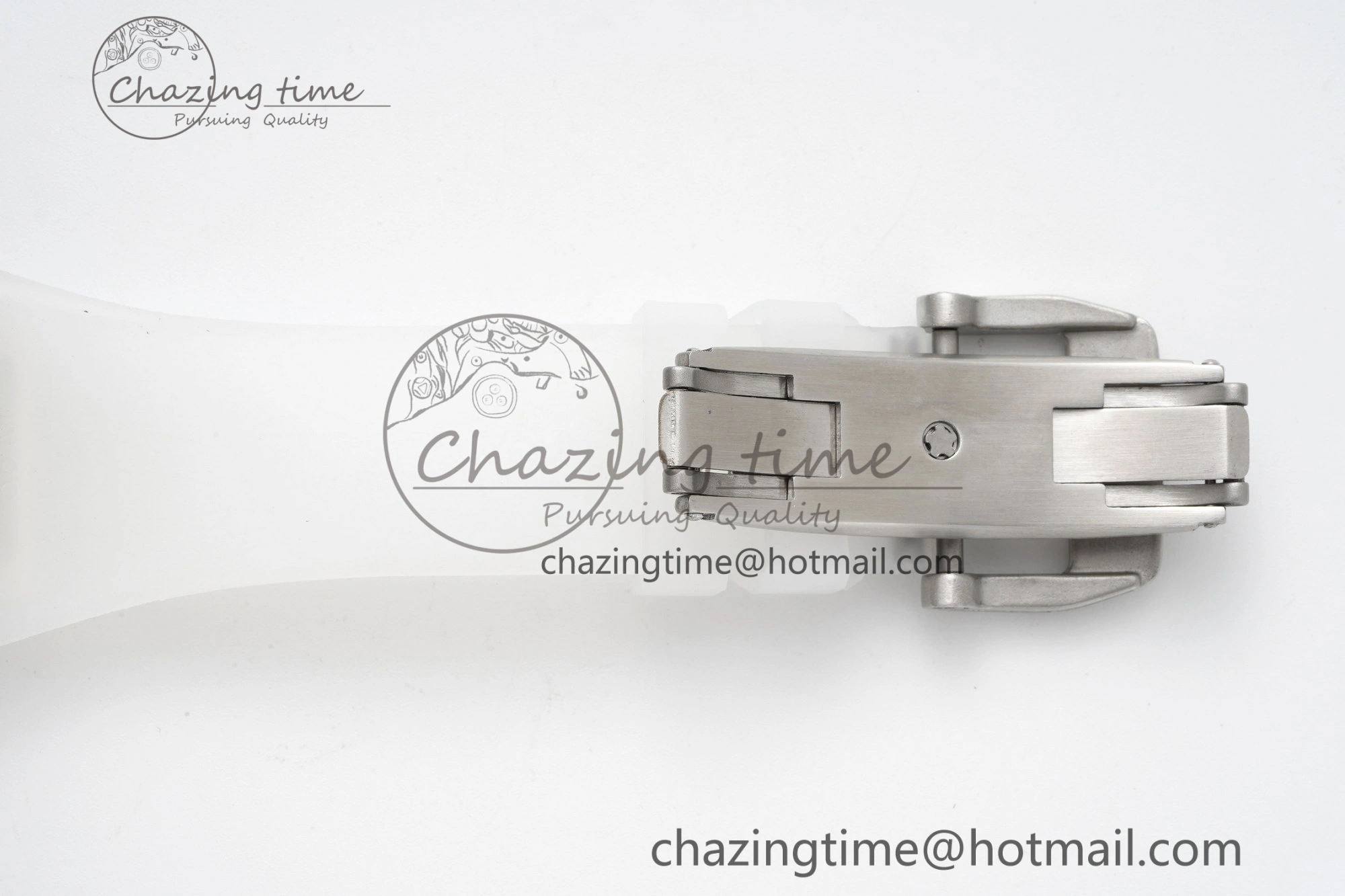 Sustainable RM56-01 Transparent Tourbillon RMF Best Edition Skeleton Dial on Transparent Rubber Strap 9375