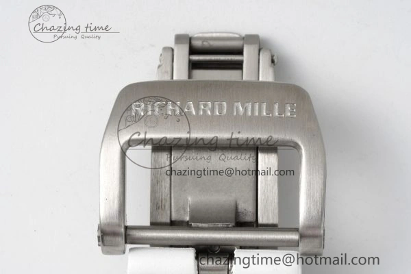 RM56-01 Transparent Tourbillon RMF Best Edition Skeleton Dial on White Rubber Strap Timeless 9373