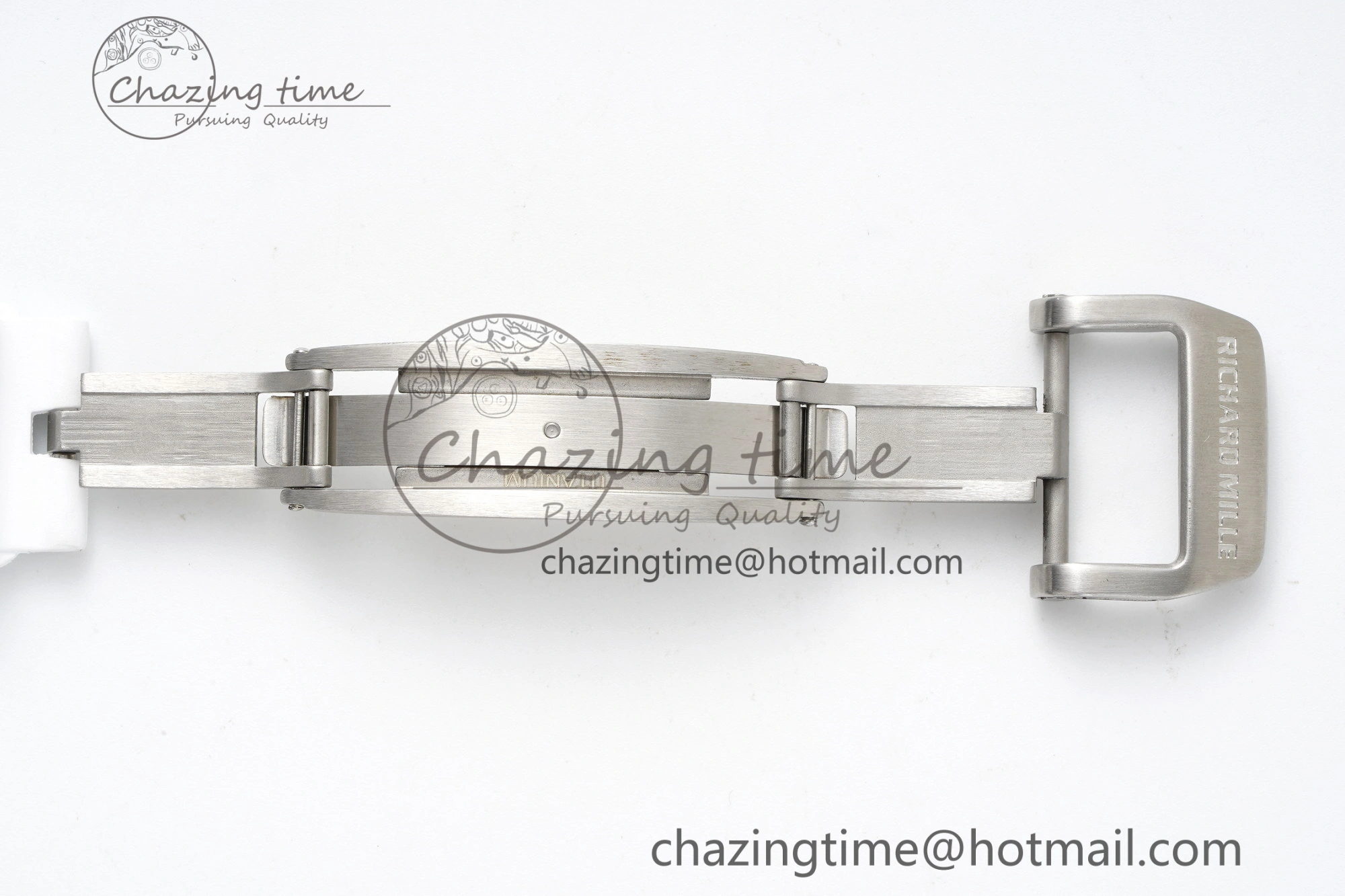 RM56-01 Transparent Tourbillon RMF Best Edition Skeleton Dial on White Rubber Strap Timeless 9373