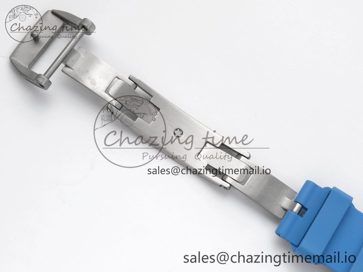FreshLook RM56-02 Transparent Tourbillon RMF Best Edition Skeleton Dial Blue Hands on Blue Rubber Strap 9231