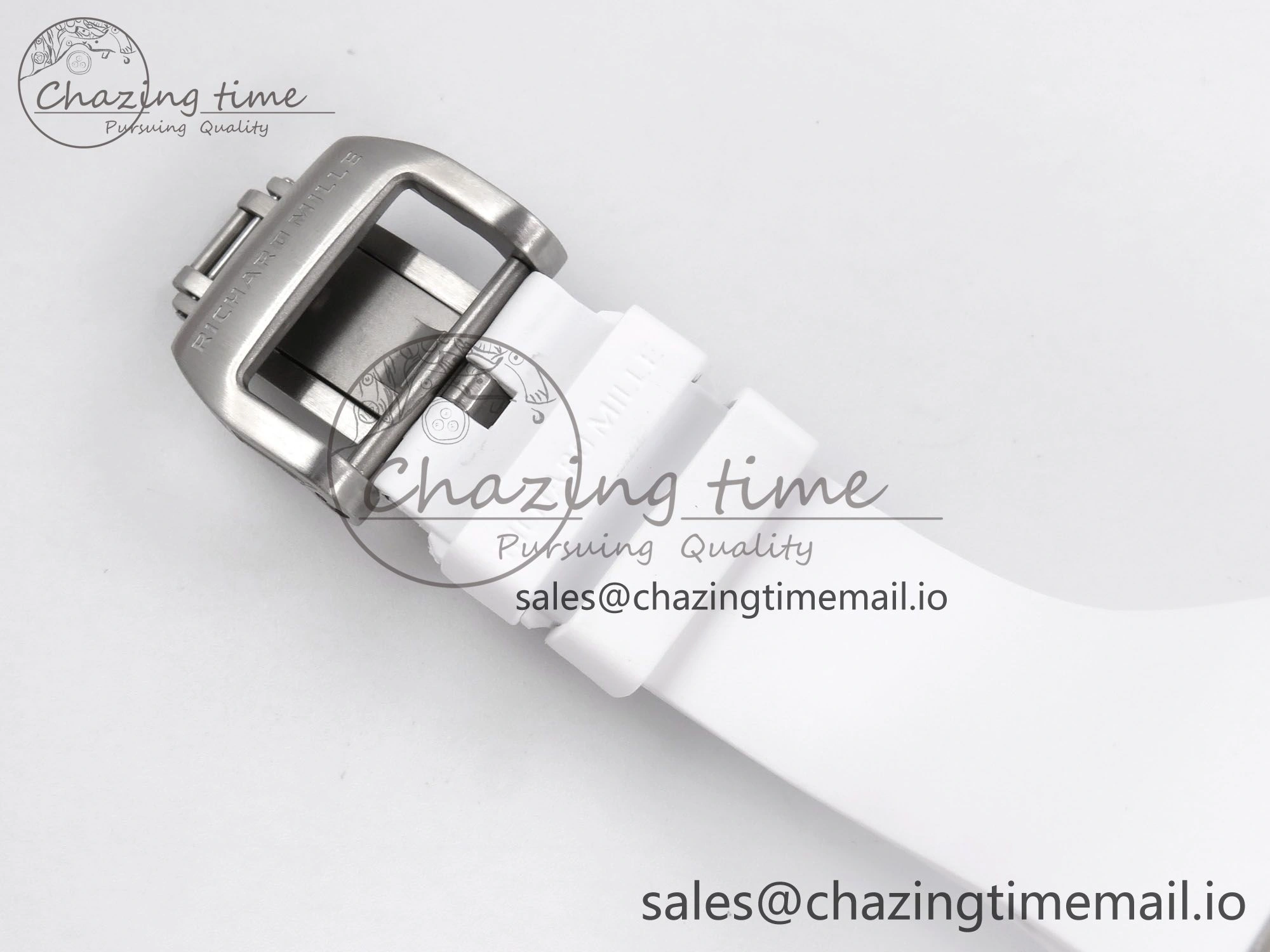 Upgraded RM56-02 Transparent Tourbillon RMF Best Edition Skeleton Gold Dial on White Rubber Strap 9252