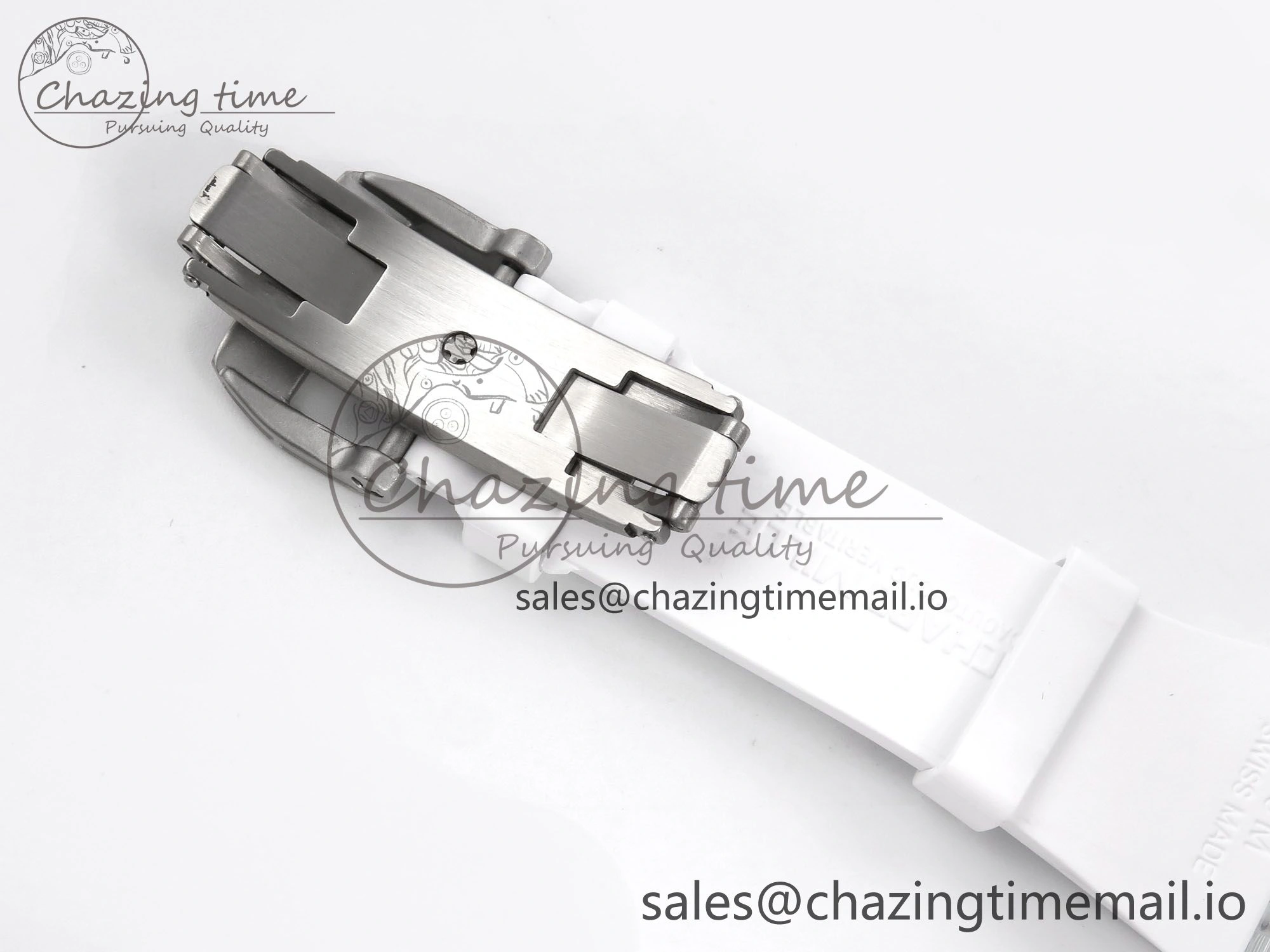 RM56-02 Transparent Tourbillon RMF Best Edition Skeleton White Dial on White Rubber Strap GoodFit 9251