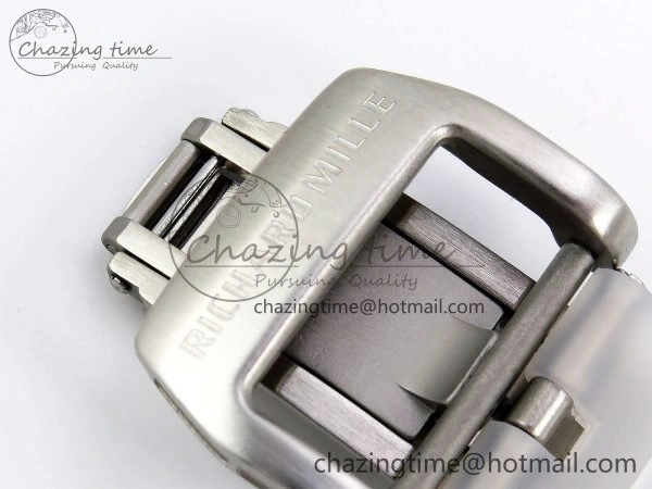 WaterResistant RM57 Transparent Tourbillon RMF Best Edition Silver Dragon Eagle Dial on Transparent Rubber Strap 9295