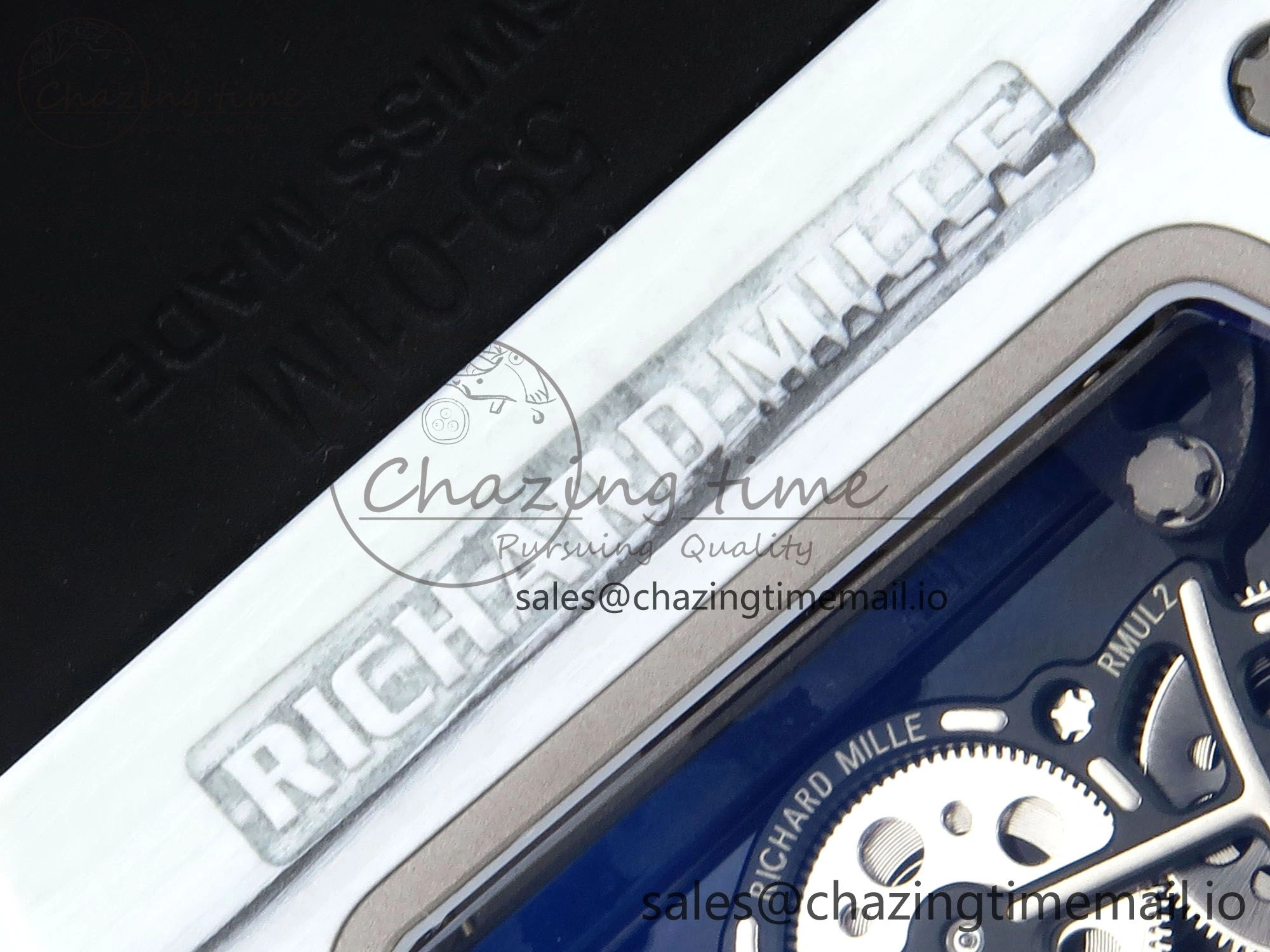 RM61-01 Yohan Blake White NTPT APSF 1:1 Best Edition on Black Rubber Strap RMUL2 Super Clone Popular 9226