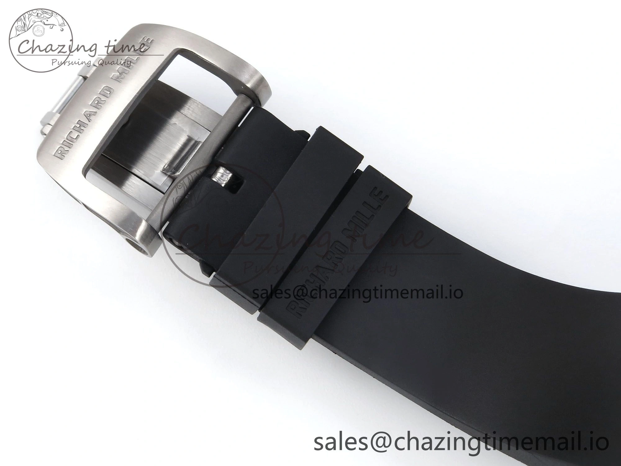 RM61-01 Yohan Blake White NTPT APSF 1:1 Best Edition on Black Rubber Strap RMUL2 Super Clone Popular 9226