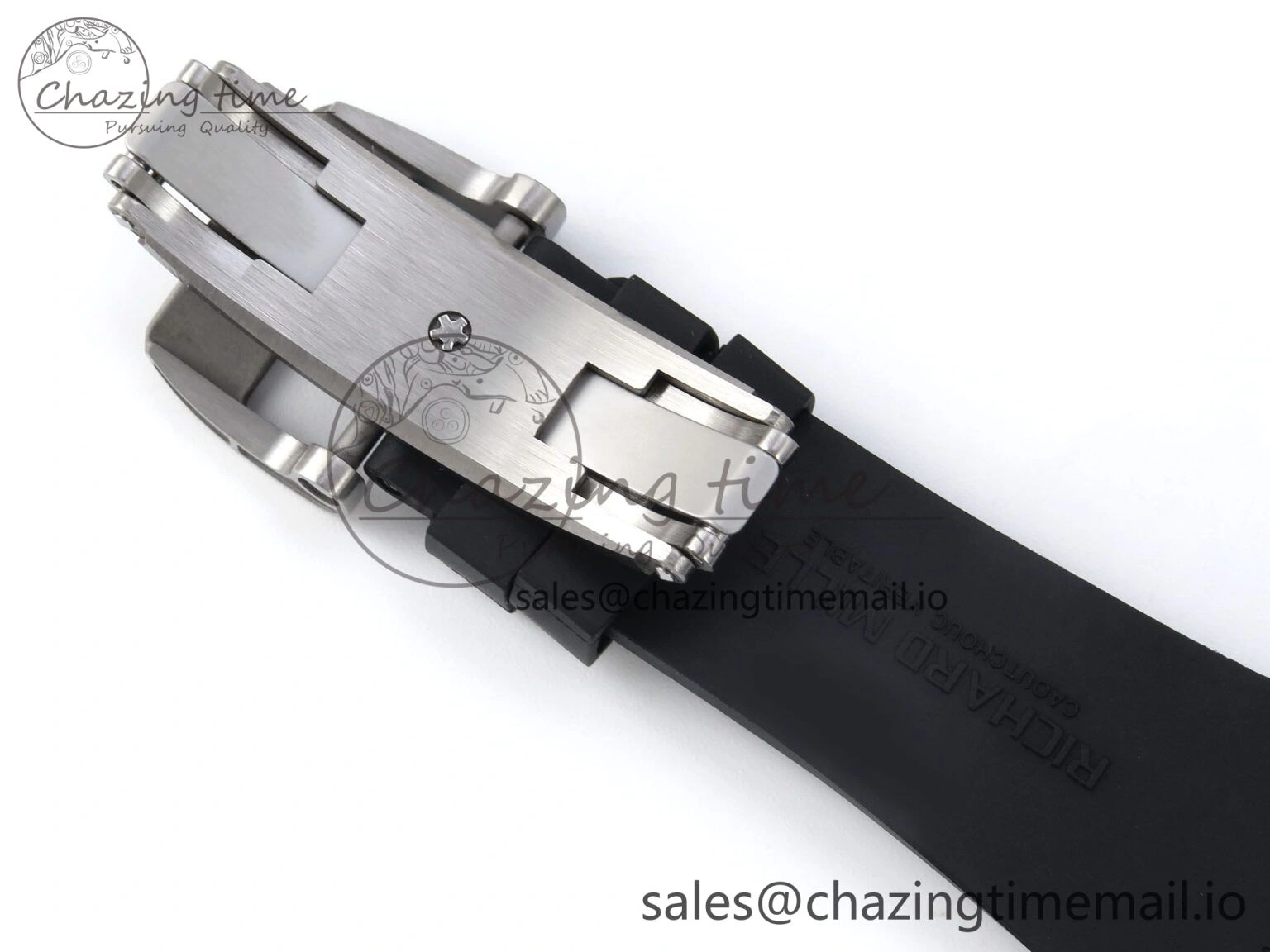 RM61-01 Yohan Blake White NTPT APSF 1:1 Best Edition on Black Rubber Strap RMUL2 Super Clone Popular 9226