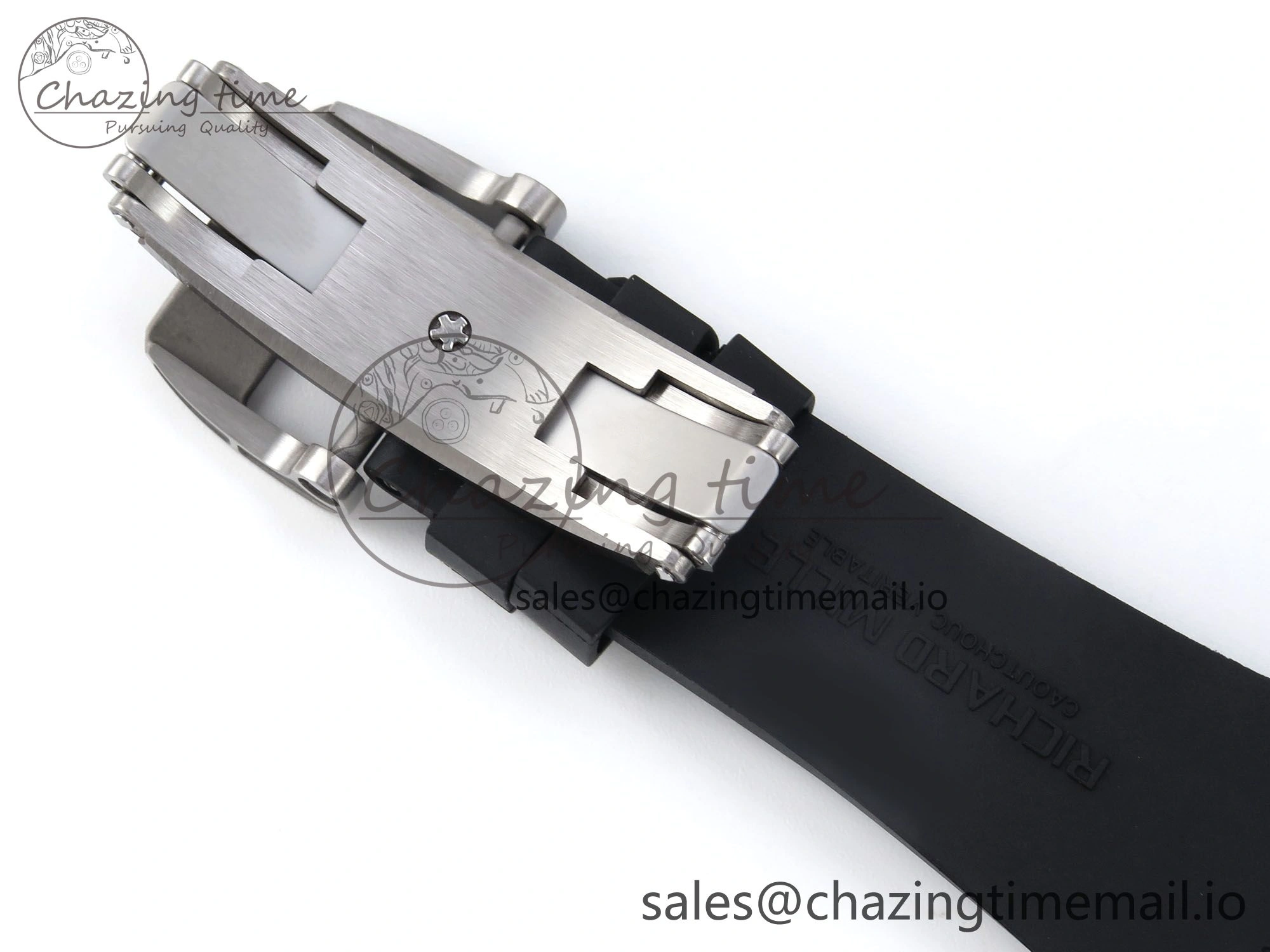 RM61-01 Yohan Blake White NTPT APSF 1:1 Best Edition on Black Rubber Strap RMUL2 Super Clone Popular 9226