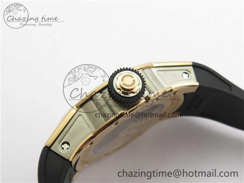 RM63-01 RG V9F Best Edition Crystal Dial on Black Rubber Strap A23J Sophisticated 9404