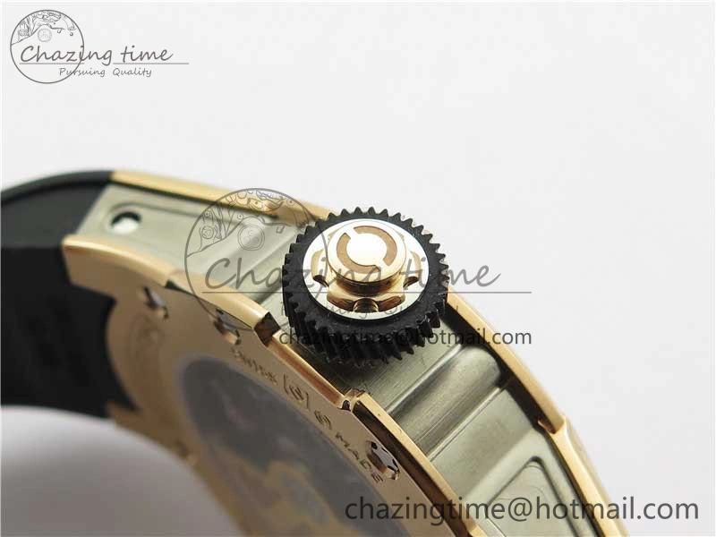 RM63-01 RG V9F Best Edition Crystal Dial on Black Rubber Strap A23J Sophisticated 9404
