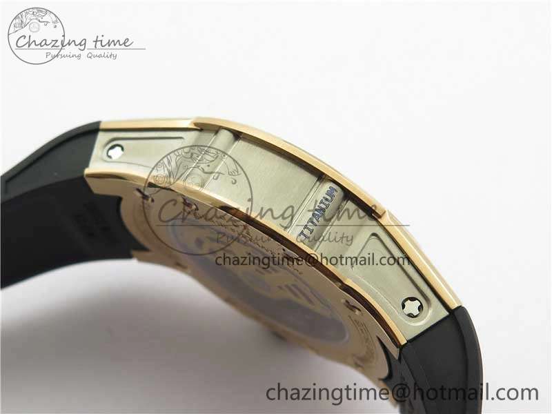 RM63-01 RG V9F Best Edition Crystal Dial on Black Rubber Strap A23J Sophisticated 9404