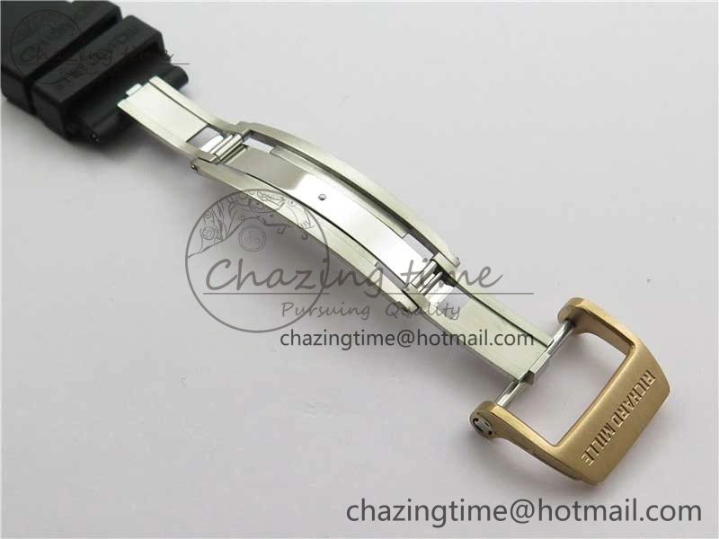 RM63-01 RG V9F Best Edition Crystal Dial on Black Rubber Strap A23J Sophisticated 9404