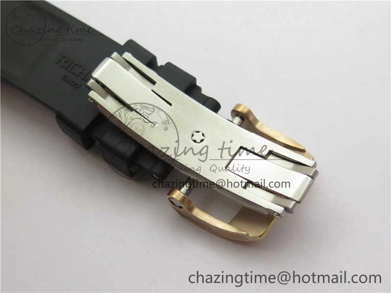 RM63-01 RG V9F Best Edition Crystal Dial on Black Rubber Strap A23J Sophisticated 9404