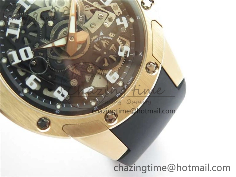 RM63-01 RG V9F Best Edition Crystal Dial on Black Rubber Strap A23J Sophisticated 9404
