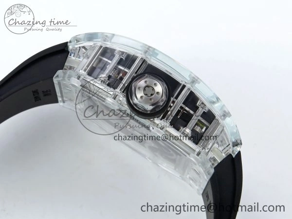 RMS10 Tourbillon Transparent RMF Best Edition Koi Fish Dial on Black Rubber Strap Contemporary 9291