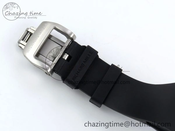 RMS10 Tourbillon Transparent RMF Best Edition Koi Fish Dial on Black Rubber Strap Contemporary 9291
