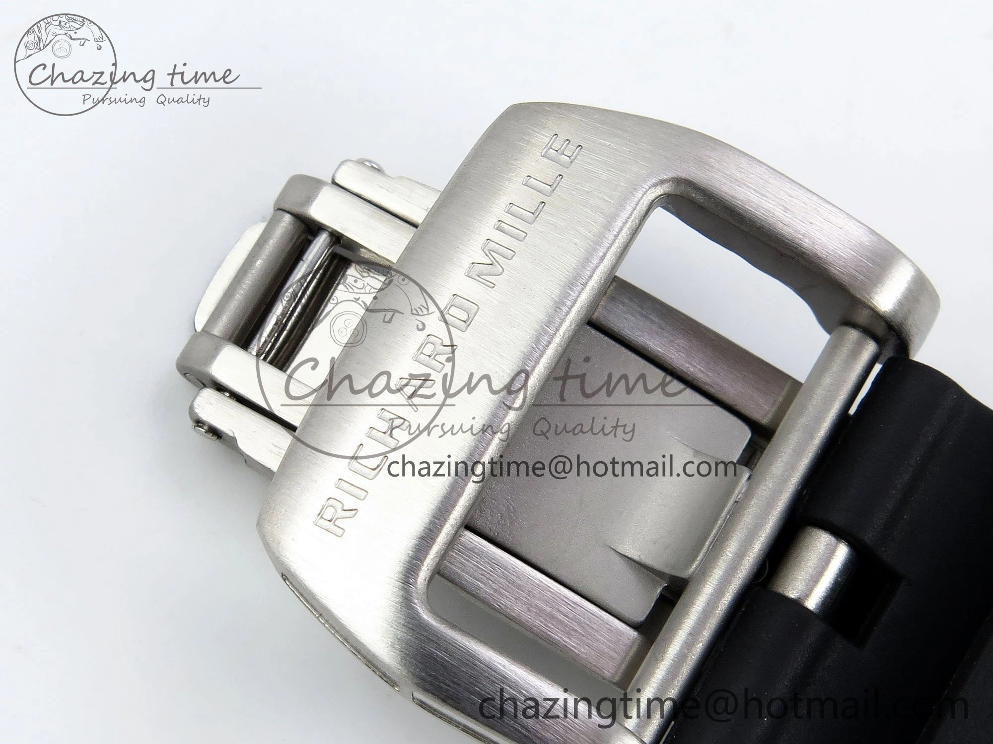 RMS10 Tourbillon Transparent RMF Best Edition Koi Fish Dial on Black Rubber Strap Contemporary 9291