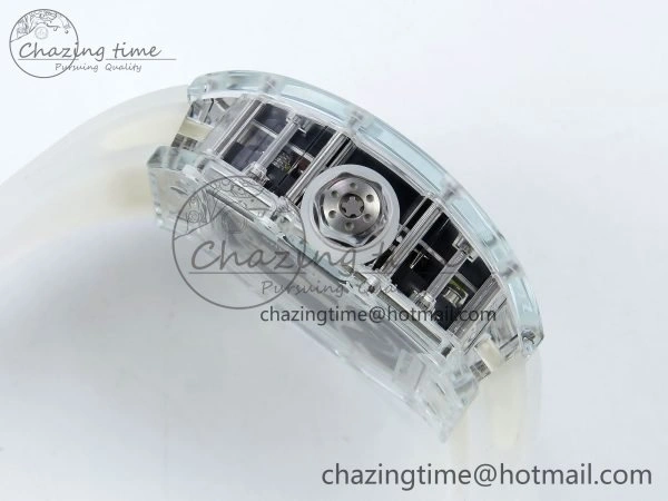 RMS10 Tourbillon Transparent RMF Best Edition Koi Fish Dial on Transparent Rubber Strap Sophisticated 9294
