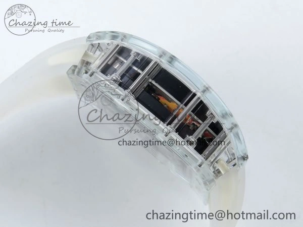 RMS10 Tourbillon Transparent RMF Best Edition Koi Fish Dial on Transparent Rubber Strap Sophisticated 9294