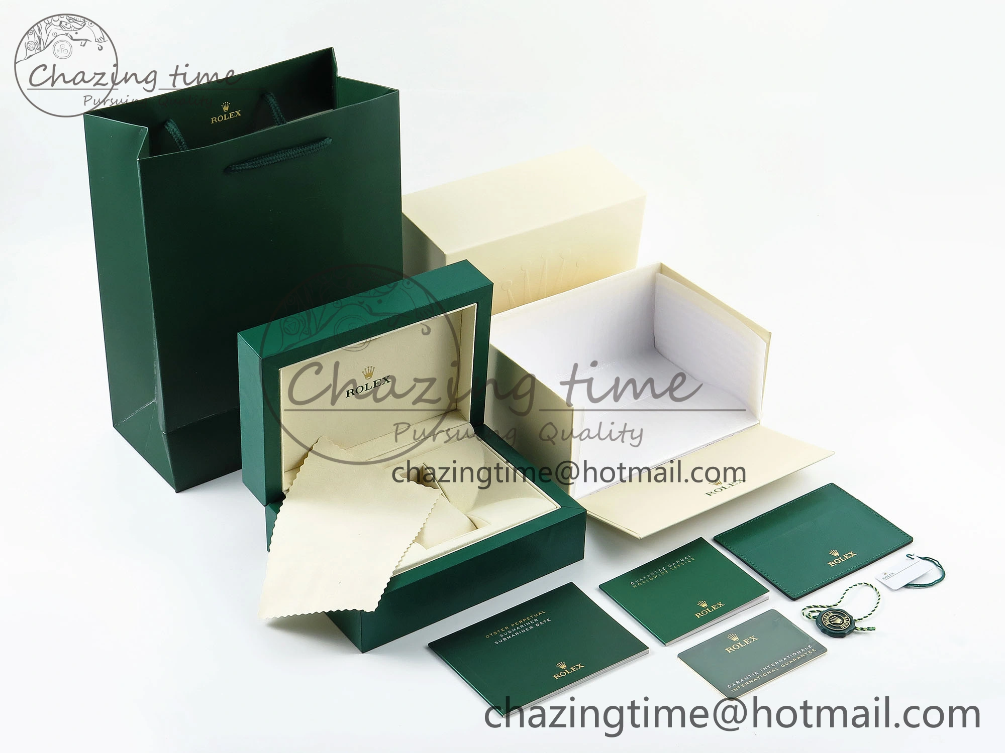 WaterResistant ROLEX BOX AND PAPERS SET NEW VERSION WARRANTY CARD 4163