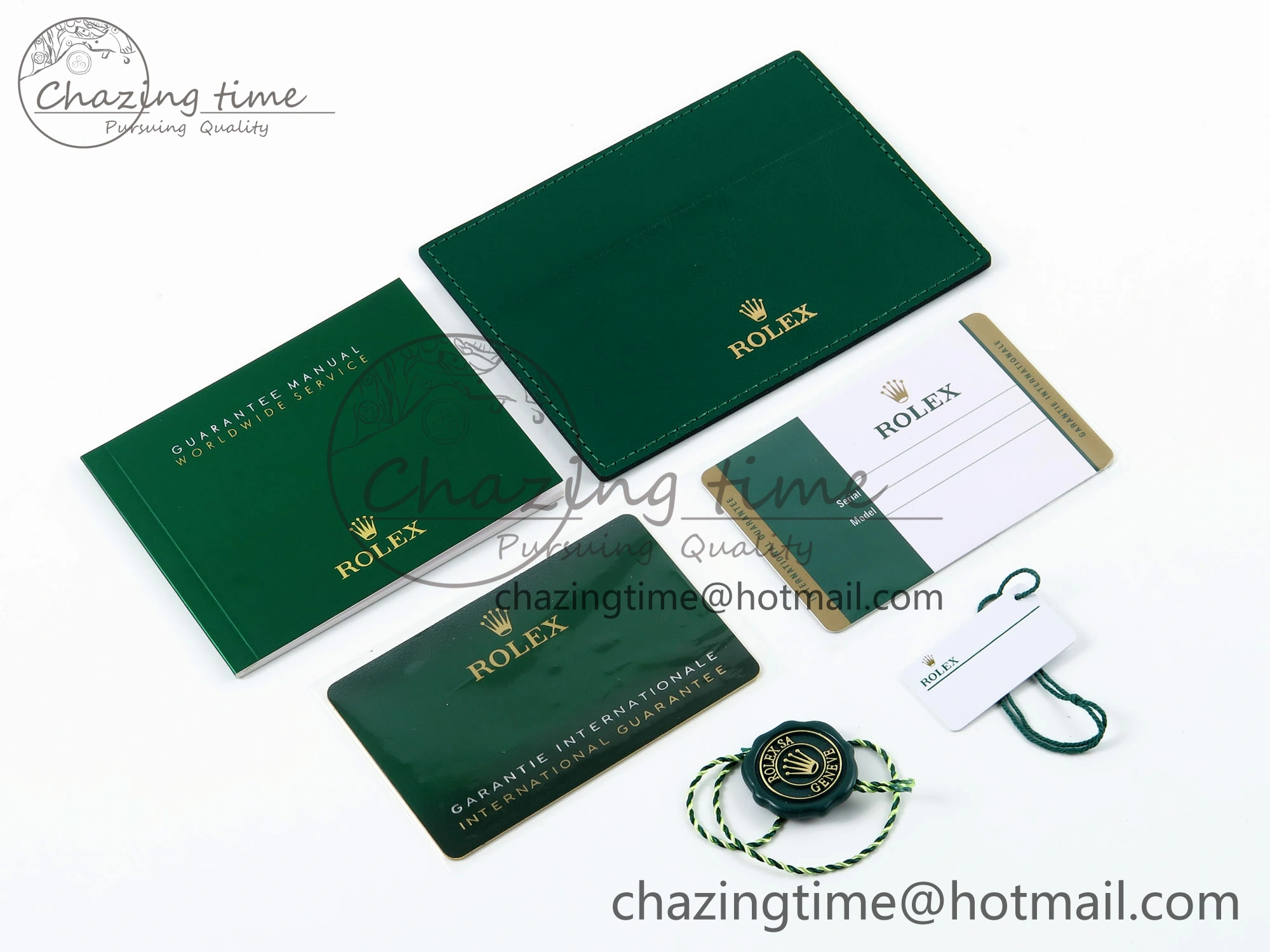 WaterResistant ROLEX BOX AND PAPERS SET NEW VERSION WARRANTY CARD 4163
