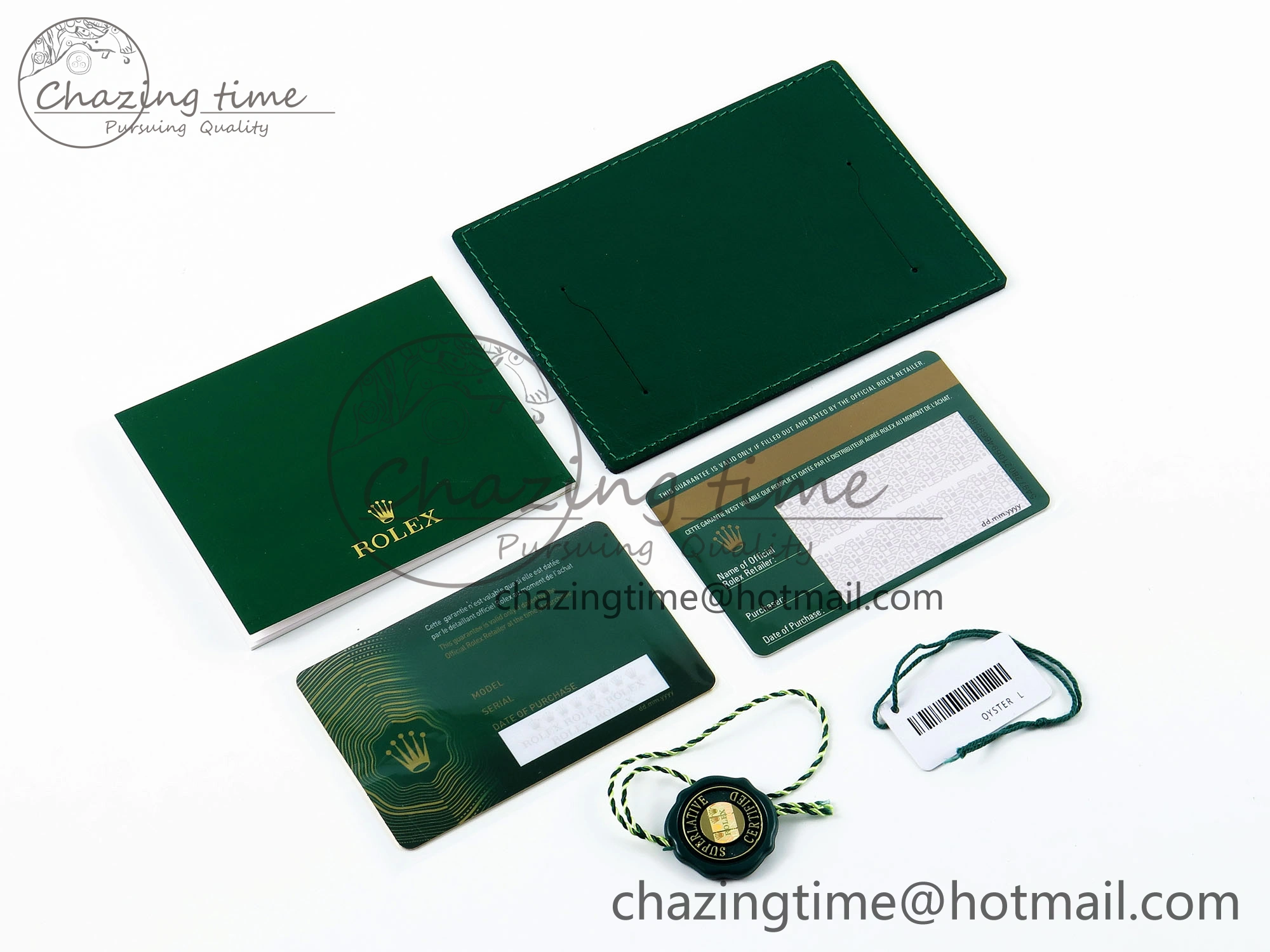 WaterResistant ROLEX BOX AND PAPERS SET NEW VERSION WARRANTY CARD 4163