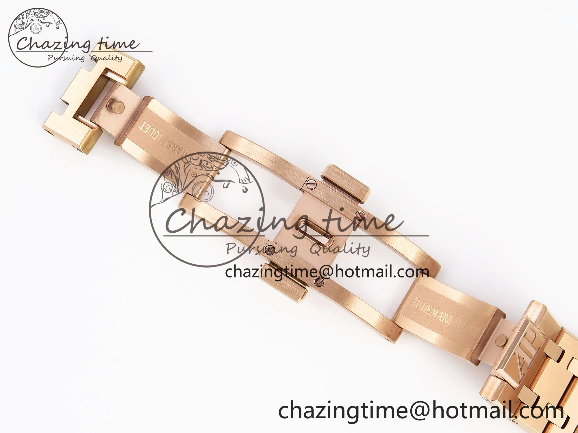 SmartChoice ROYAL OAK 34MM RG BF BEST EDITION WHITE DIAL DIAMONDS BEZEL ON RG BRACELET A 4523