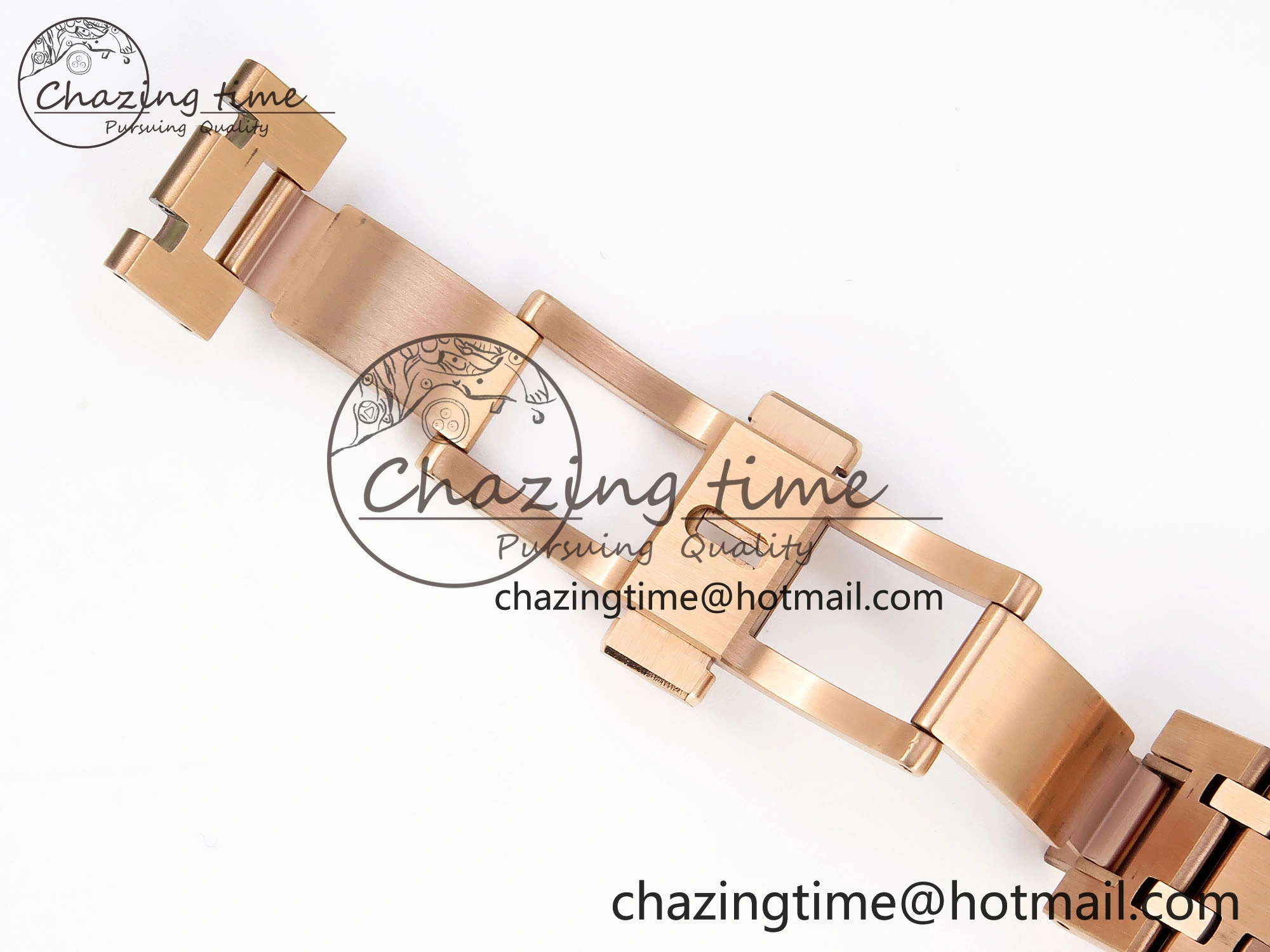 SmartChoice ROYAL OAK 34MM RG BF BEST EDITION WHITE DIAL DIAMONDS BEZEL ON RG BRACELET A 4523
