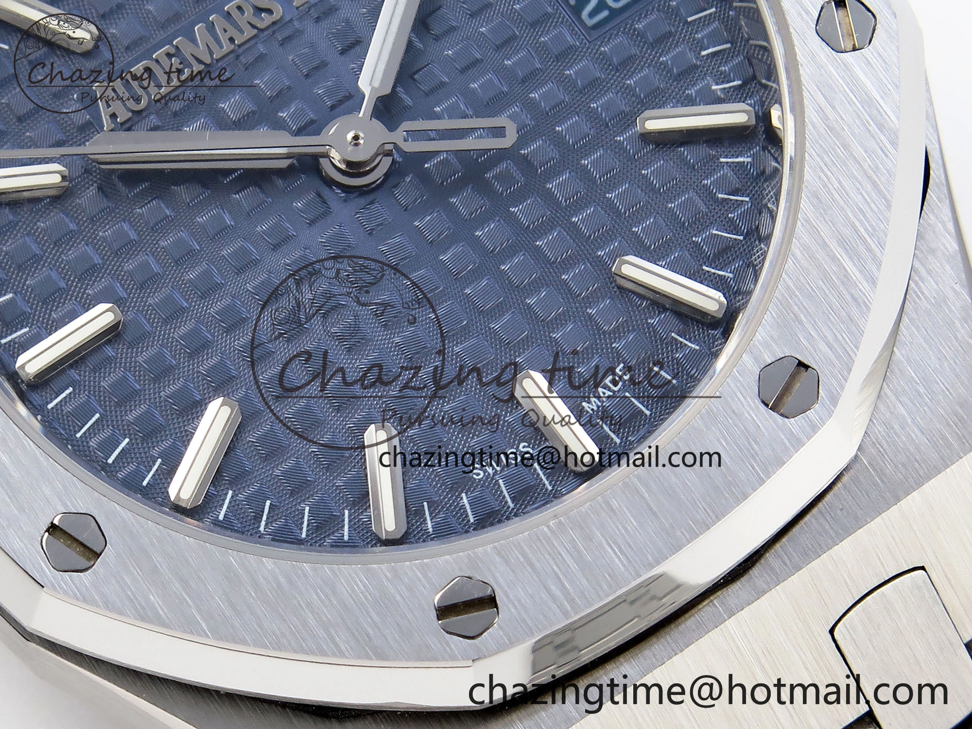ROYAL OAK 34MM SS BF BEST EDITION BLUE DIAL ON SS BRACELET A TopPick 10104