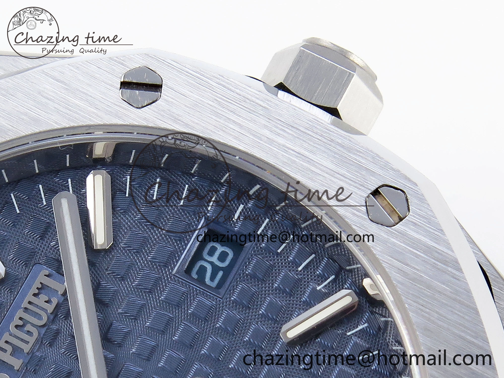 ROYAL OAK 34MM SS BF BEST EDITION BLUE DIAL ON SS BRACELET A TopPick 10104