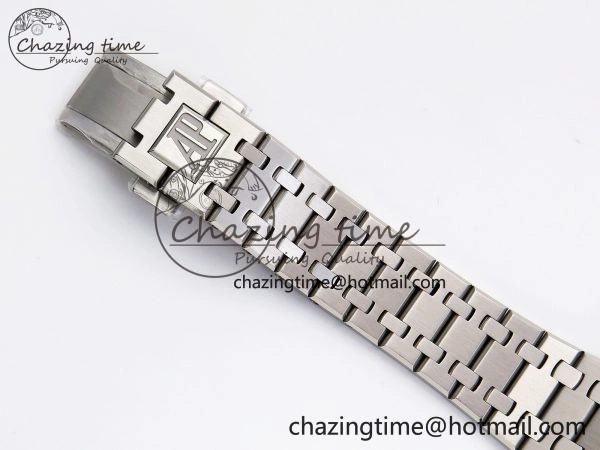 Tailored ROYAL OAK 34MM SS BF BEST EDITION BLUE DIAMONDS DIAL DIAMONDS BEZEL ON SS BRACELET A 4521