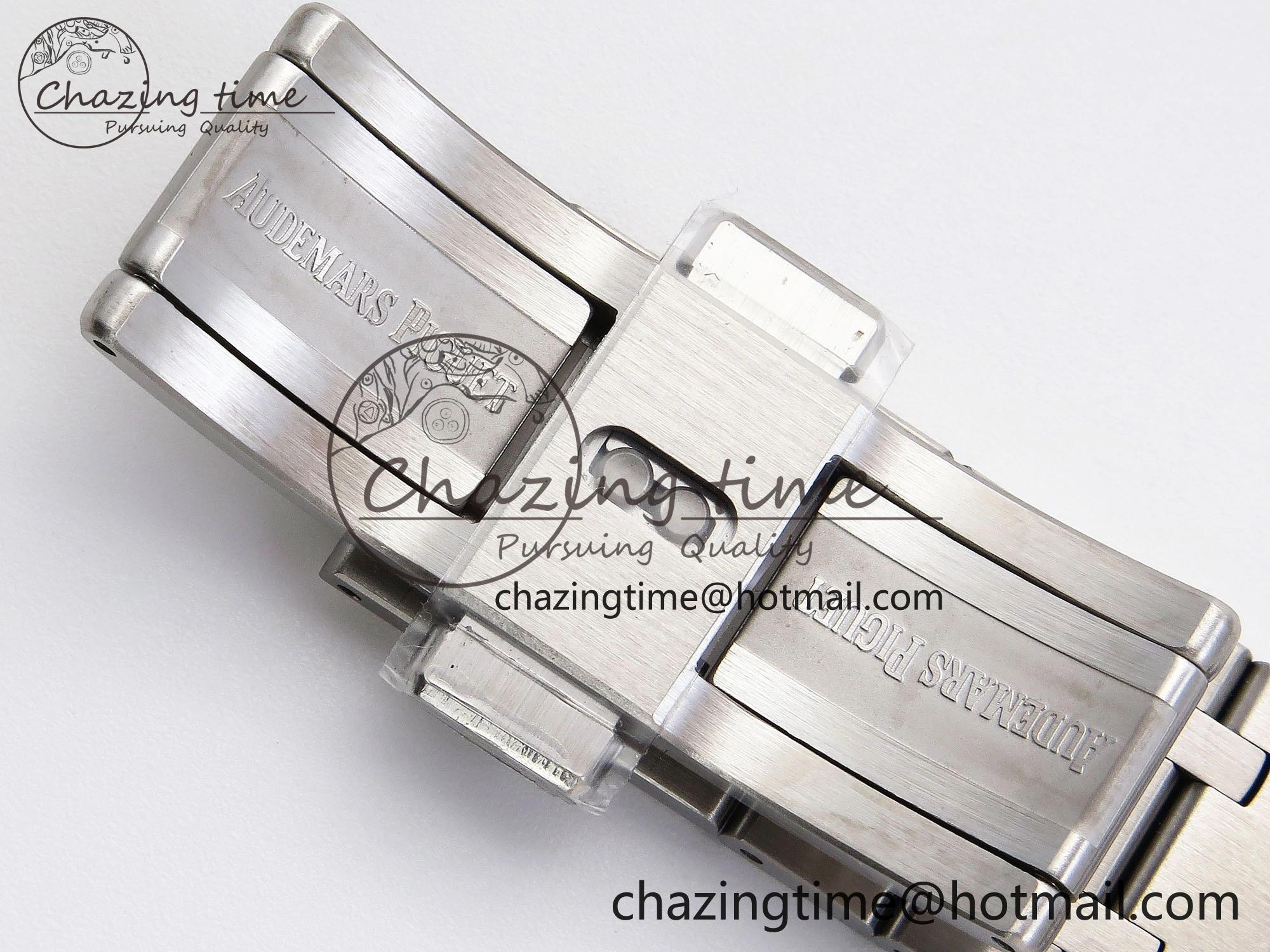 Tailored ROYAL OAK 34MM SS BF BEST EDITION BLUE DIAMONDS DIAL DIAMONDS BEZEL ON SS BRACELET A 4521