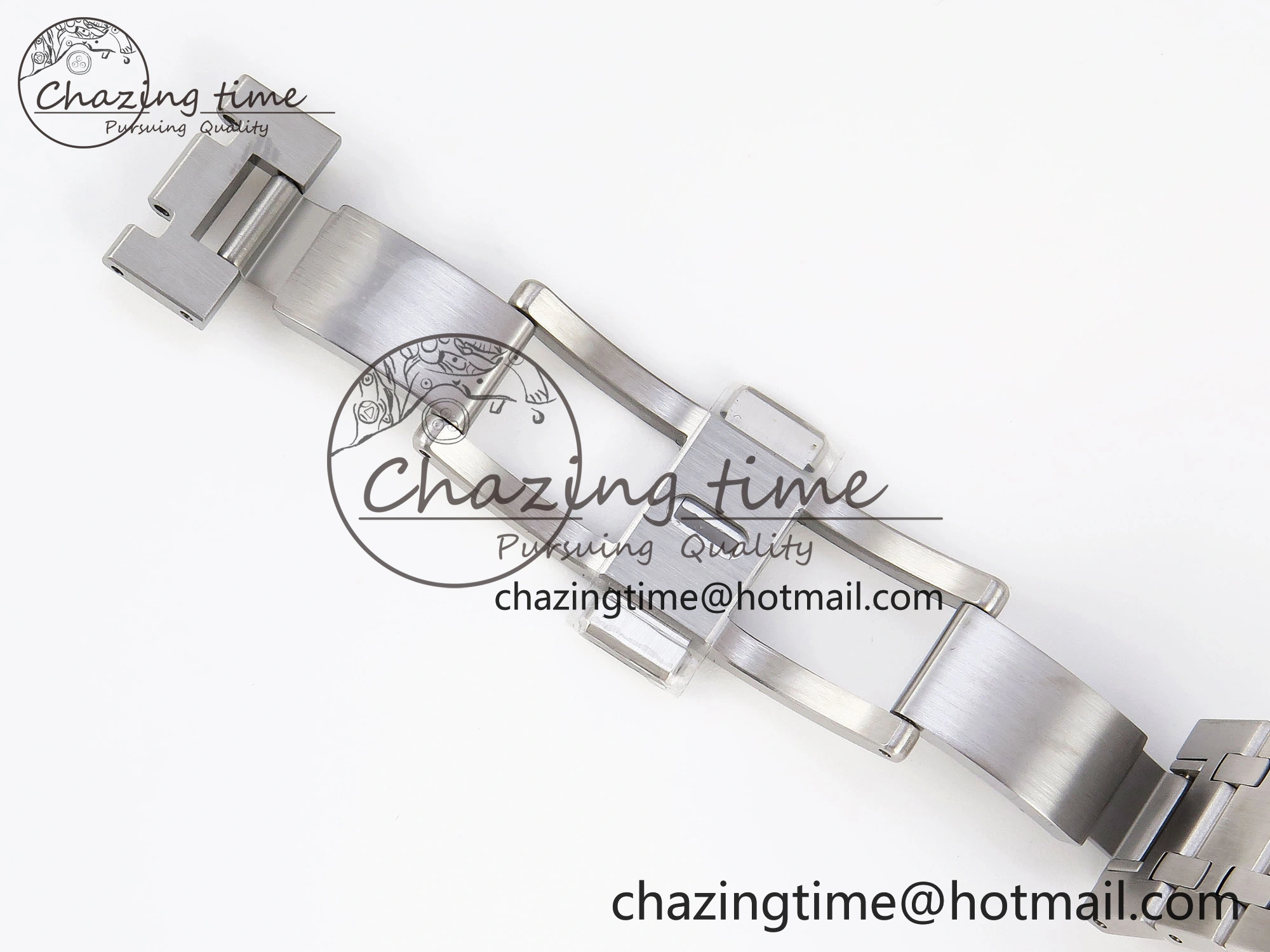 Tailored ROYAL OAK 34MM SS BF BEST EDITION BLUE DIAMONDS DIAL DIAMONDS BEZEL ON SS BRACELET A 4521
