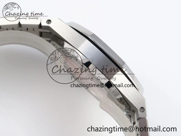 Tailored ROYAL OAK 34MM SS BF BEST EDITION BLUE DIAMONDS DIAL DIAMONDS BEZEL ON SS BRACELET A 4521