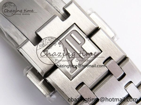 EasyMatch ROYAL OAK 34MM SS BF BEST EDITION ICE BLUE DIAL DIAMONDS BEZEL ON SS BRACELET A 4516