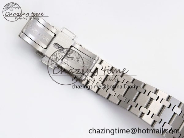 EasyMatch ROYAL OAK 34MM SS BF BEST EDITION ICE BLUE DIAL DIAMONDS BEZEL ON SS BRACELET A 4516