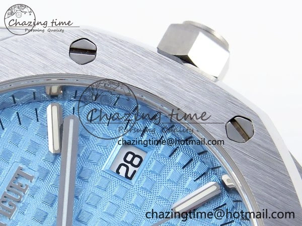ROYAL OAK 34MM SS BF BEST EDITION ICE BLUE DIAL ON SS BRACELET A Popular 10105