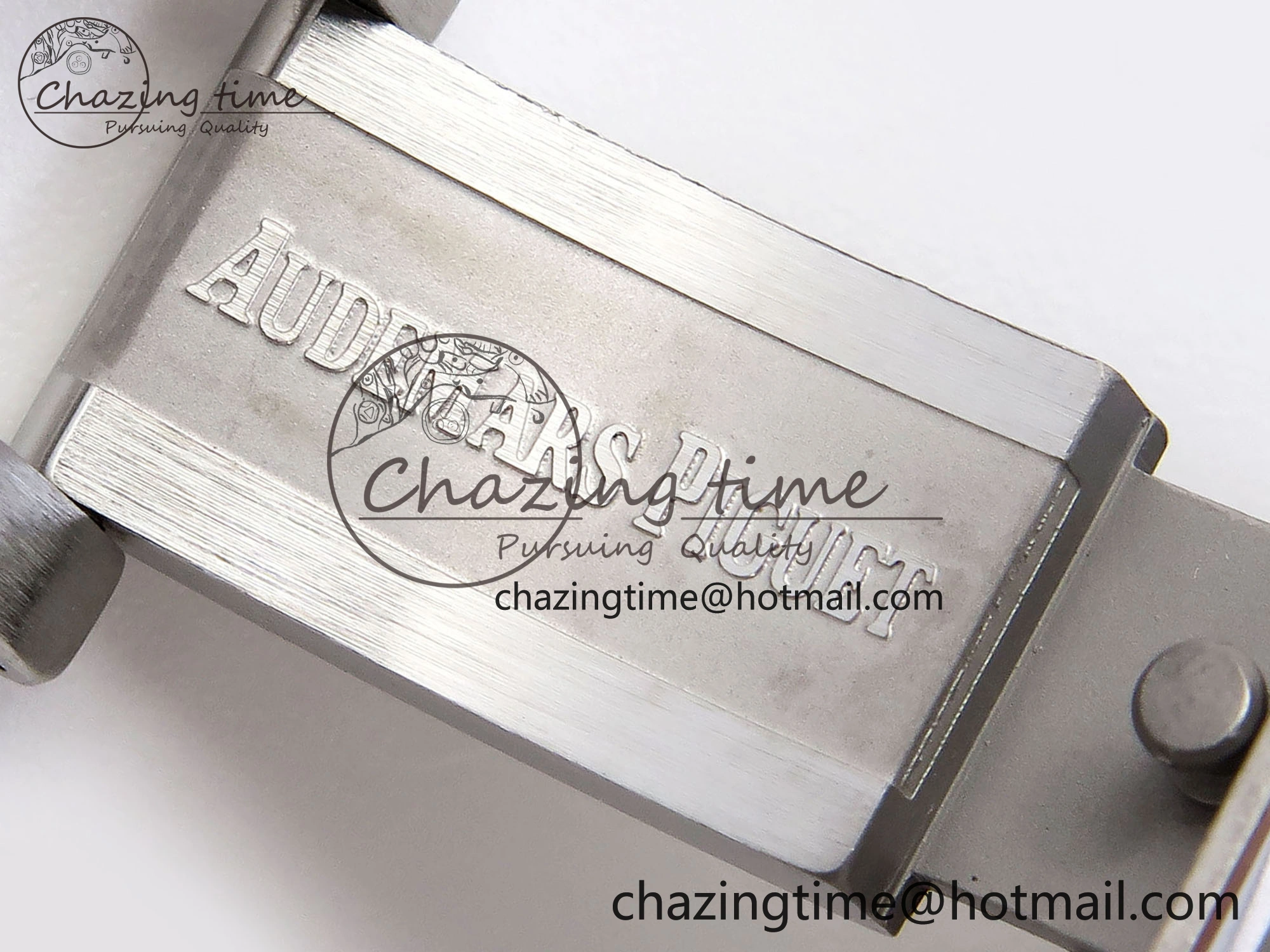ROYAL OAK 34MM SS BF BEST EDITION WHITE DIAL DIAMONDS BEZEL ON SS BRACELET A SunProtective 10107