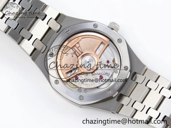 ROYAL OAK 34MM SS BF BEST EDITION WHITE DIAL DIAMONDS BEZEL ON SS BRACELET A SunProtective 10107
