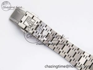 Stylish ROYAL OAK 34MM SS BF BEST EDITION WHITE DIAL ON SS BRACELET A 10100