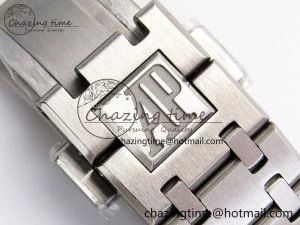 Stylish ROYAL OAK 34MM SS BF BEST EDITION WHITE DIAL ON SS BRACELET A 10100